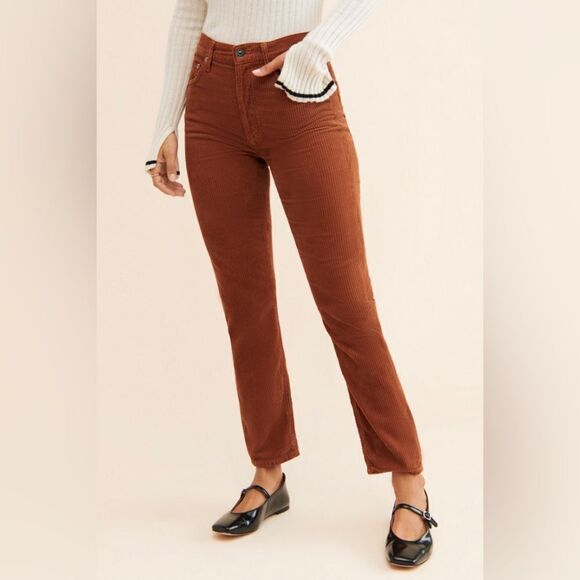 Agolde Riley Long Corduroy Size 26 - Picture 9 of 9